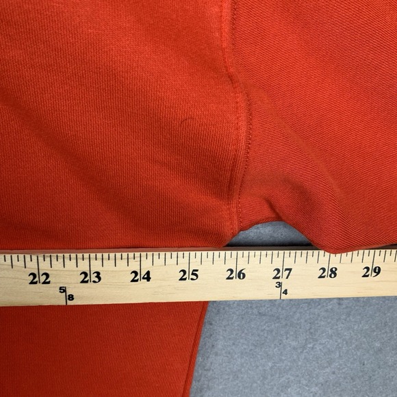 Adidas Originals Sweatshirt Hoodie Red Embroidered Streetwear Baggy Mens Medium - Picture 3 of 9